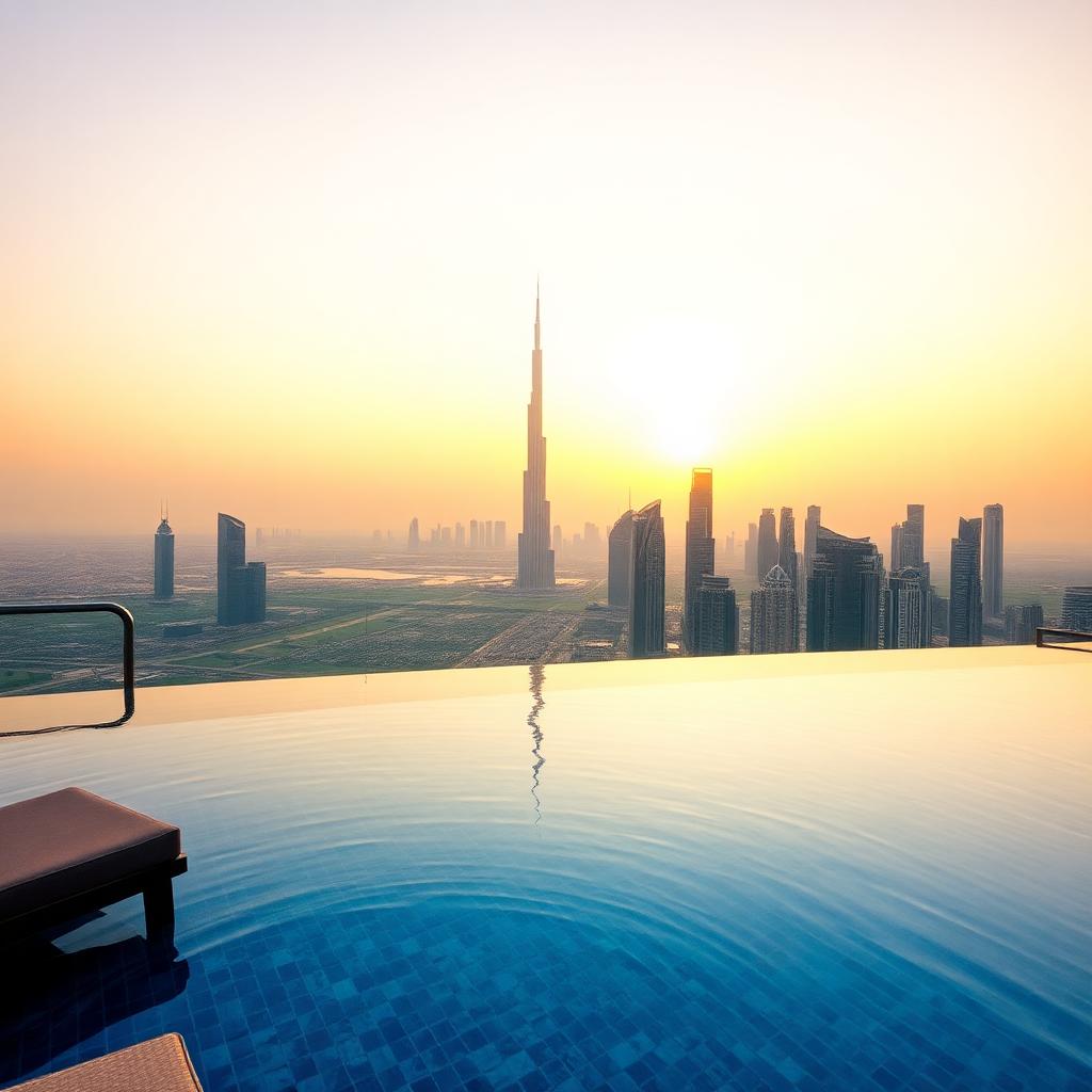 Dubai luxury pool